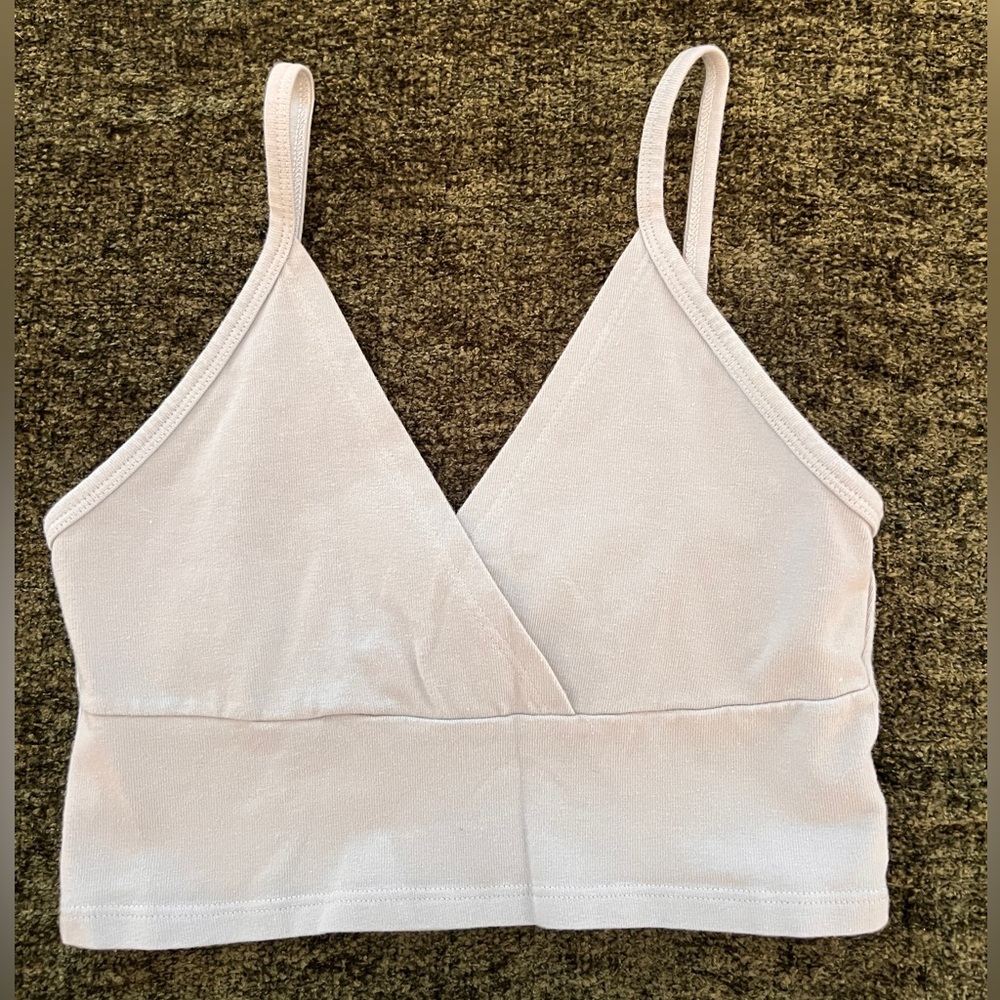 Brandy Melville Light Blue Crop Top